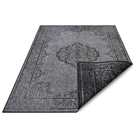 Dubbelzijdig vloerkleed Triomphe - Zwart