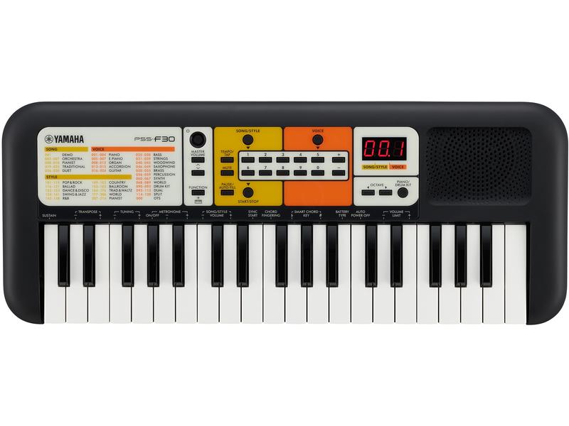 Yamaha Mini Keyboard PSS-F30 Tragbares Keyboard für Kinder zum Einstieg in die Musik