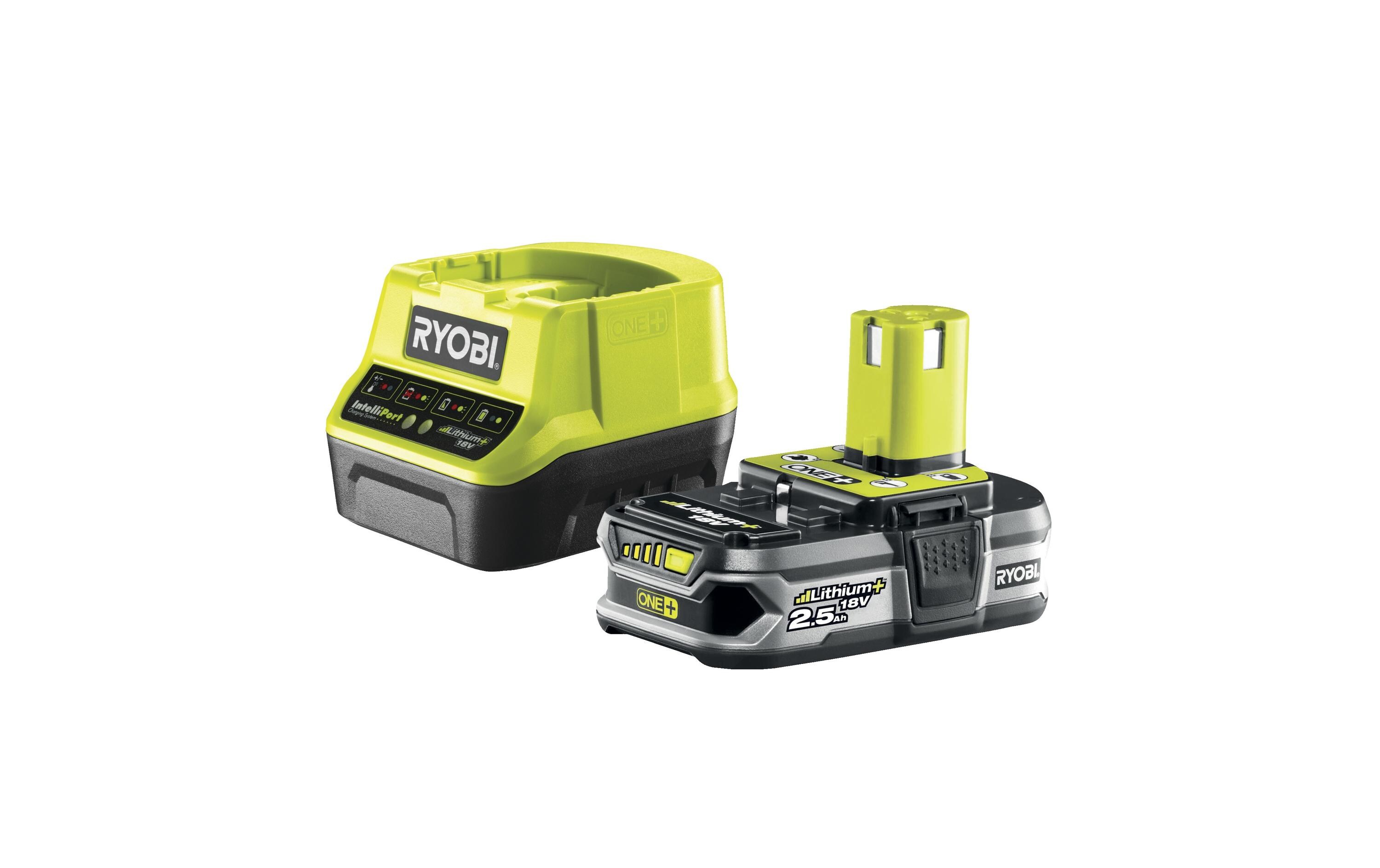 Akku-Starterset RC18120-125, 2.5 Ah18 V, inkl. 1 x 2.5 Ah Akku und Ladegerät
