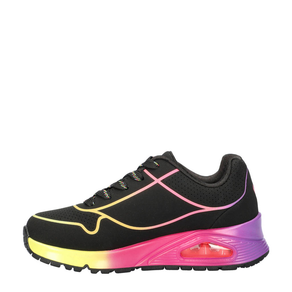 Skechers Uno Gen 1 sneakers zwart multi