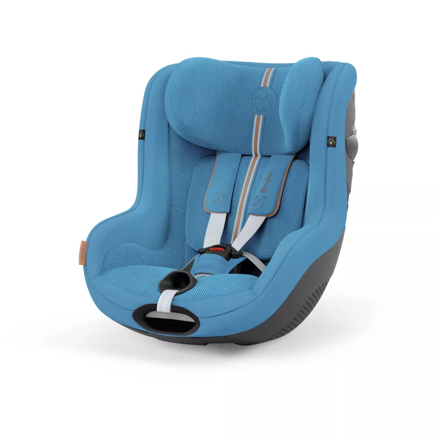 cybex GOLD Kindersitz Set Reboarder Sirona G inklusive Babyschale Cloud G inklusive Basisstation Base G Plus Beach Blue