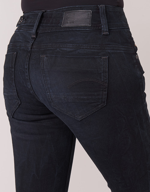 G-Star Raw - MIDGE MID STRAIGHT WMN - Bleu Dark Aged