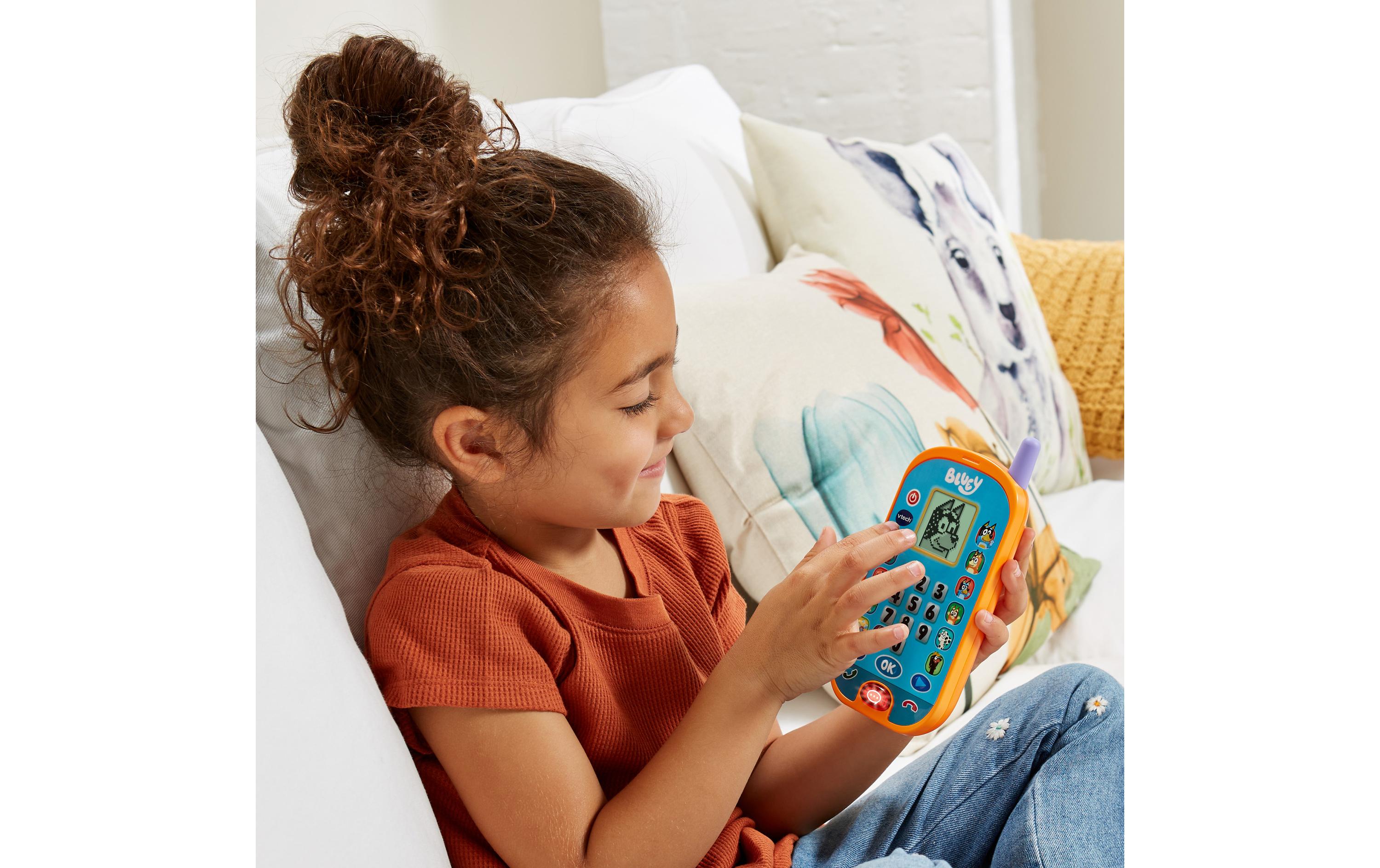 Lernhandy Bluey -DE-Interaktives Lernspielzeug im Smartphone-Design