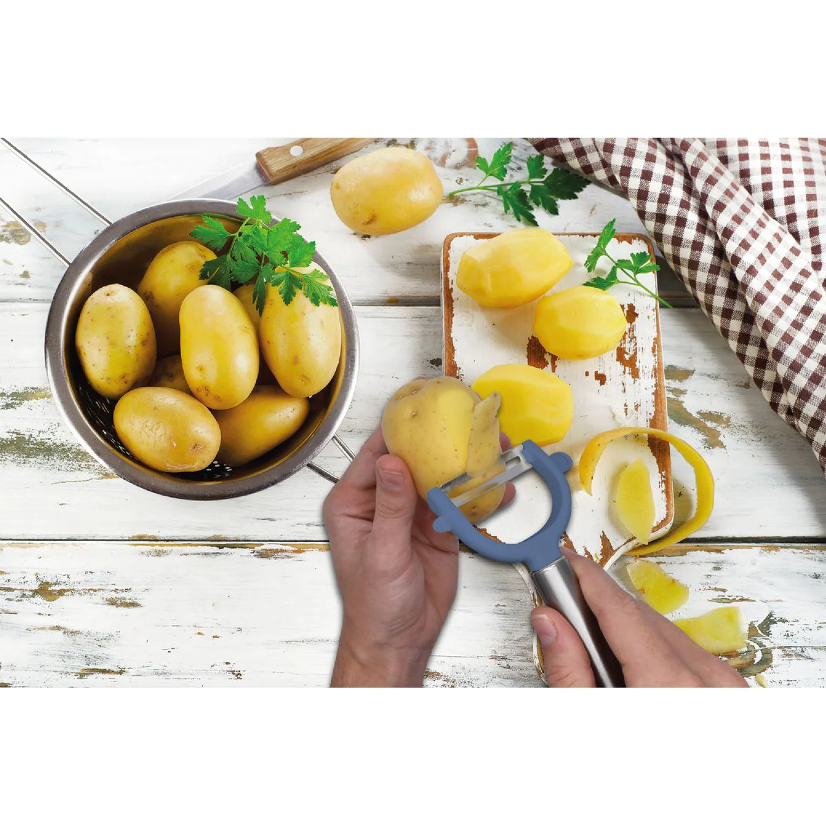 Rasoir à légumes éplucheur à légumes Elemental Fackelmann
