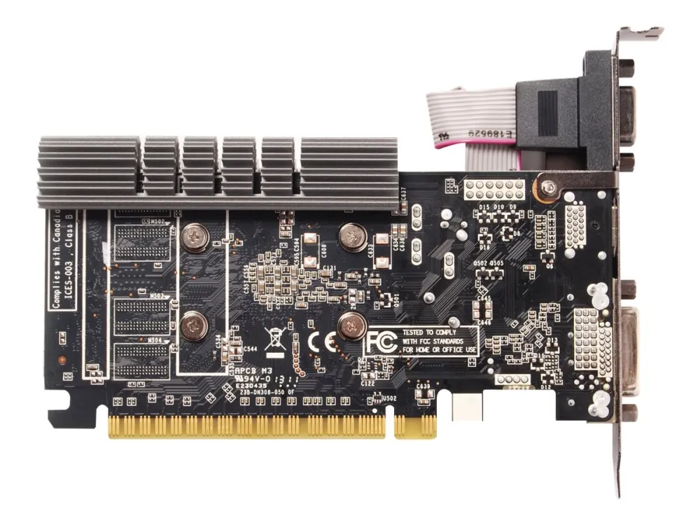 ZOTAC NVIDIA® GeForce® GT 730 - Grafikkort - GF GT 730 - 4 GB DDR3 - PCIe 2.0 x16 lavprofil - DVI, D-Sub, HDMI - blæserløs
