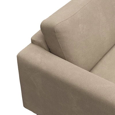 Cleveland højrevendt sofa med pufafslutning