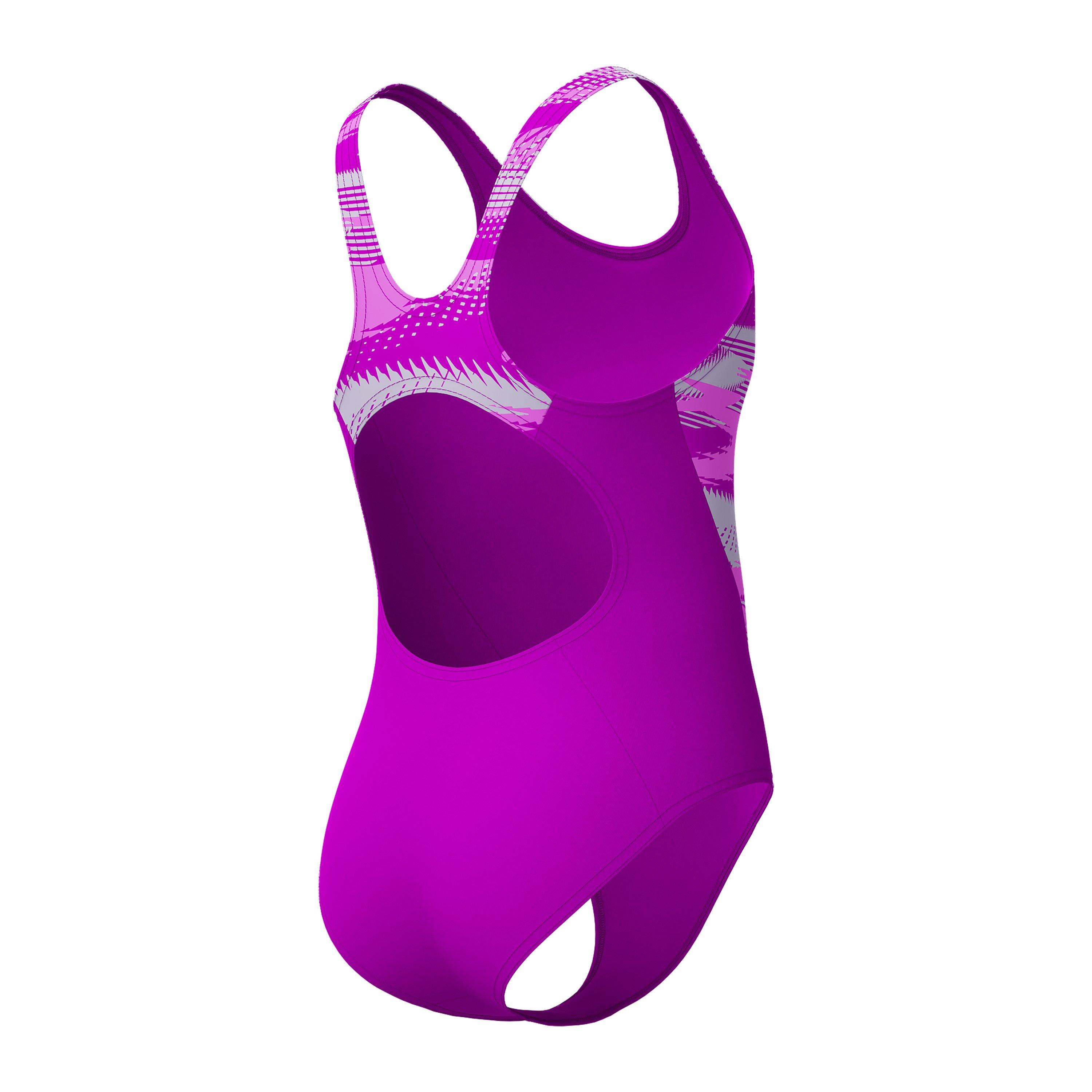 Speedo Hyperboom Splice Muscleback Swimsuit Junior Girls