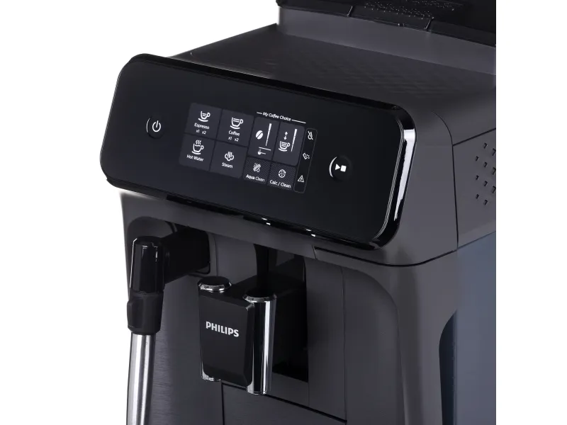 Philips Series 1200 EP1224 - Automatisk kaffemaskine med mælkeskummer - 15 bar - kashmirgrå