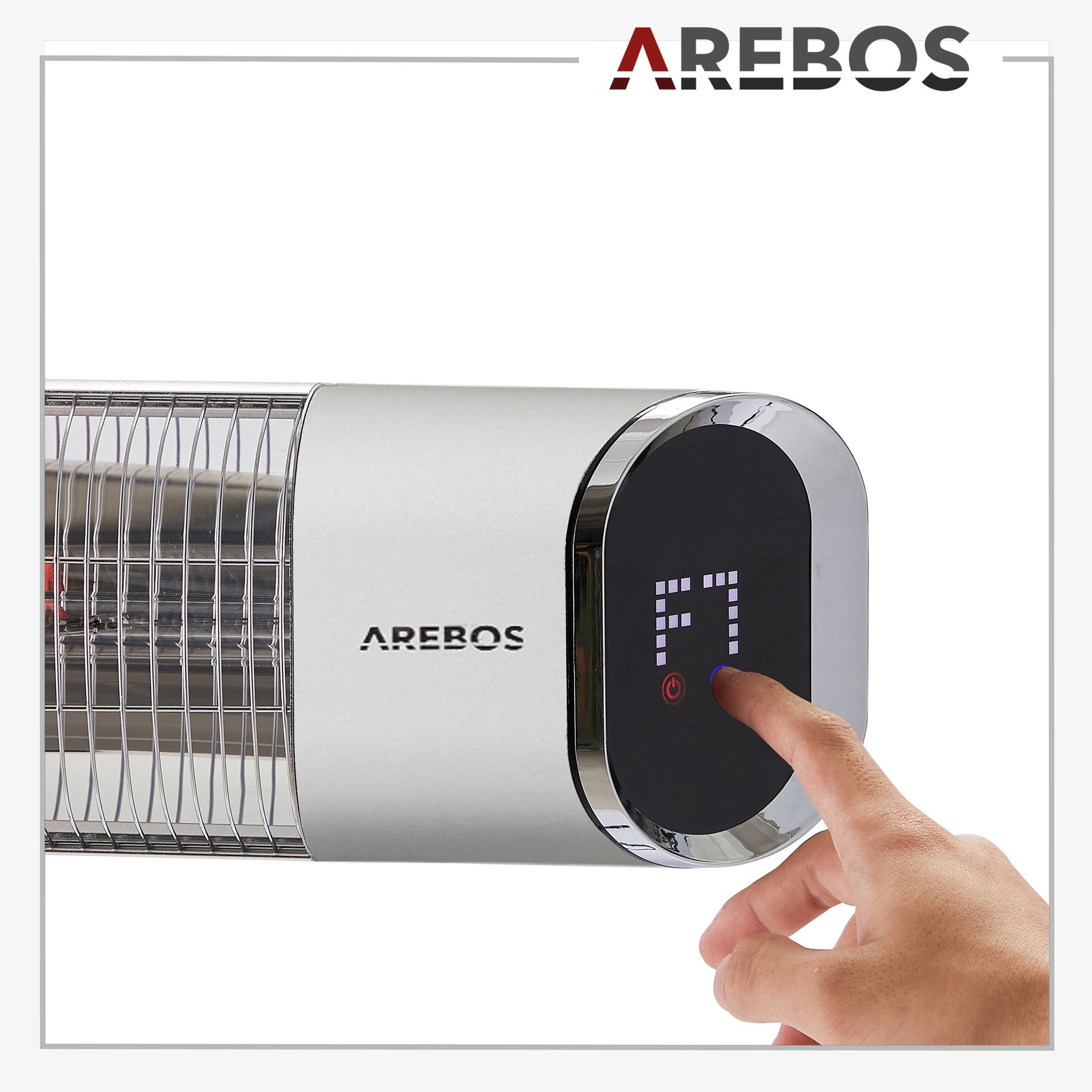 Infrarot Heizstrahler 2000W mit Fernbedienung Premium