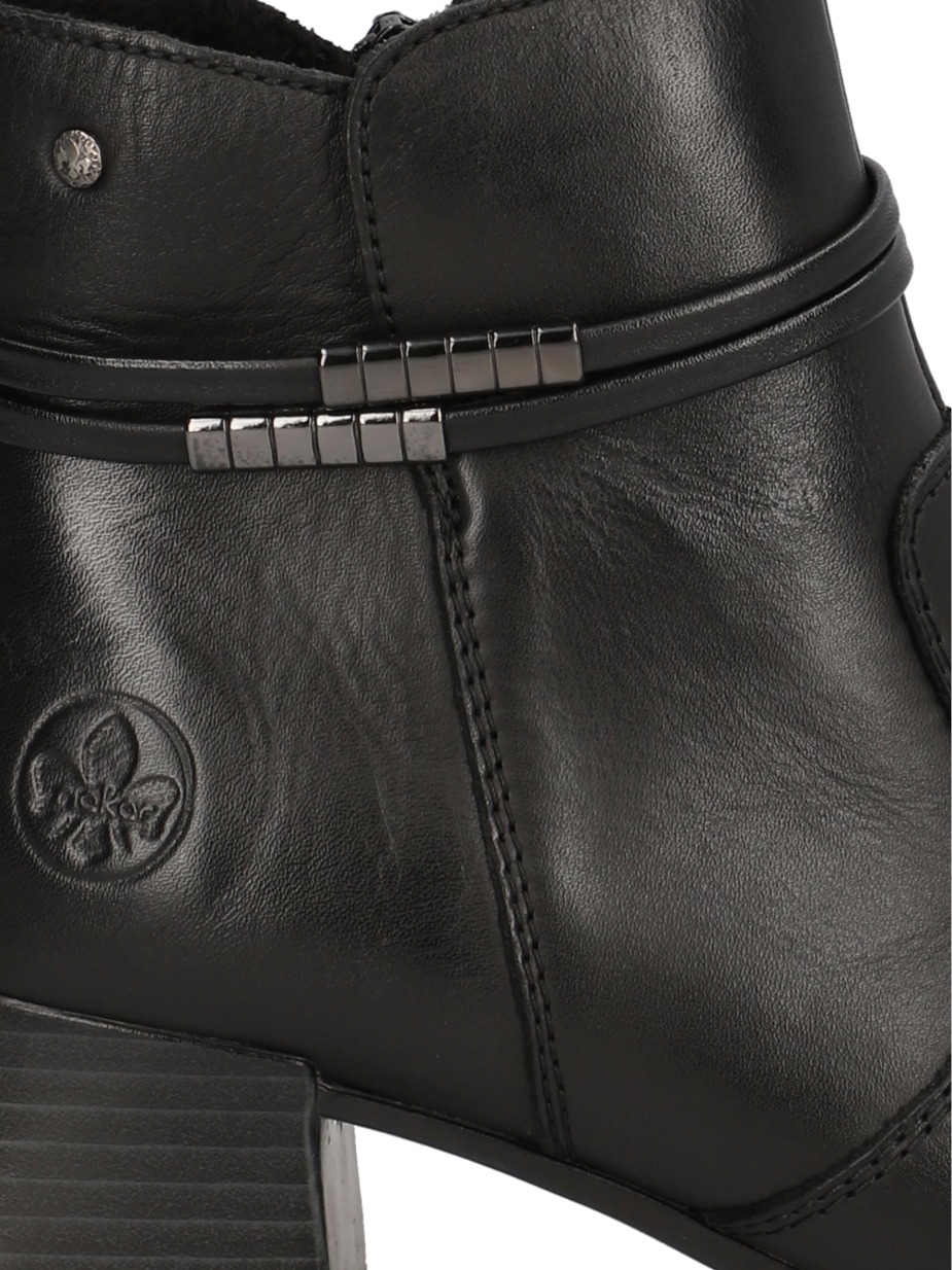Glattleder Stiefelette
