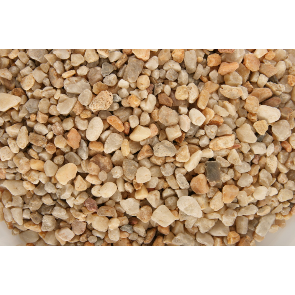 Sol décoratif aquasand naturel quartz gros 5kg (lot de 3)