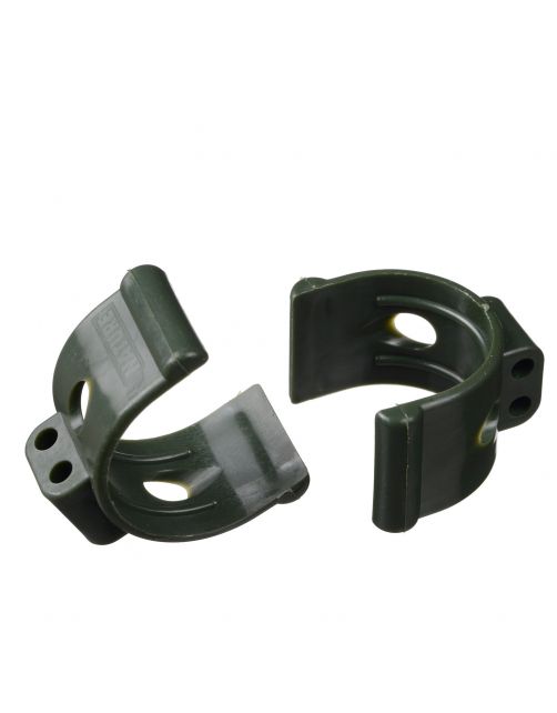 Nature Verstelbare Kunststof Clip - Klim-En Geleide Artikel - 2.4x3.5x4.9 cm Groen 4 stuks