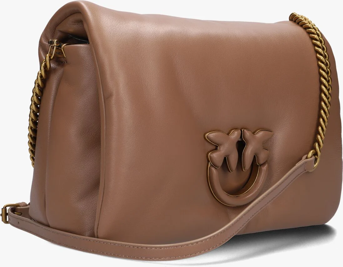 PINKO beige pinko schoudertas love click classic