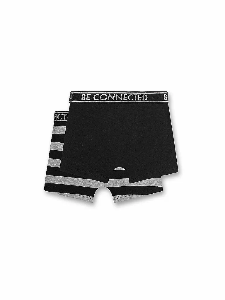 SANETTA Jungen Pants 2er Pkg elite grey schwarz