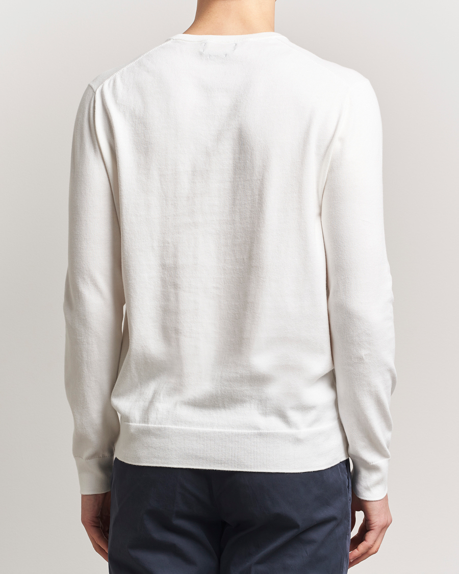 Polo Ralph Lauren Cotton Crew Neck Sweater Deckwash White
