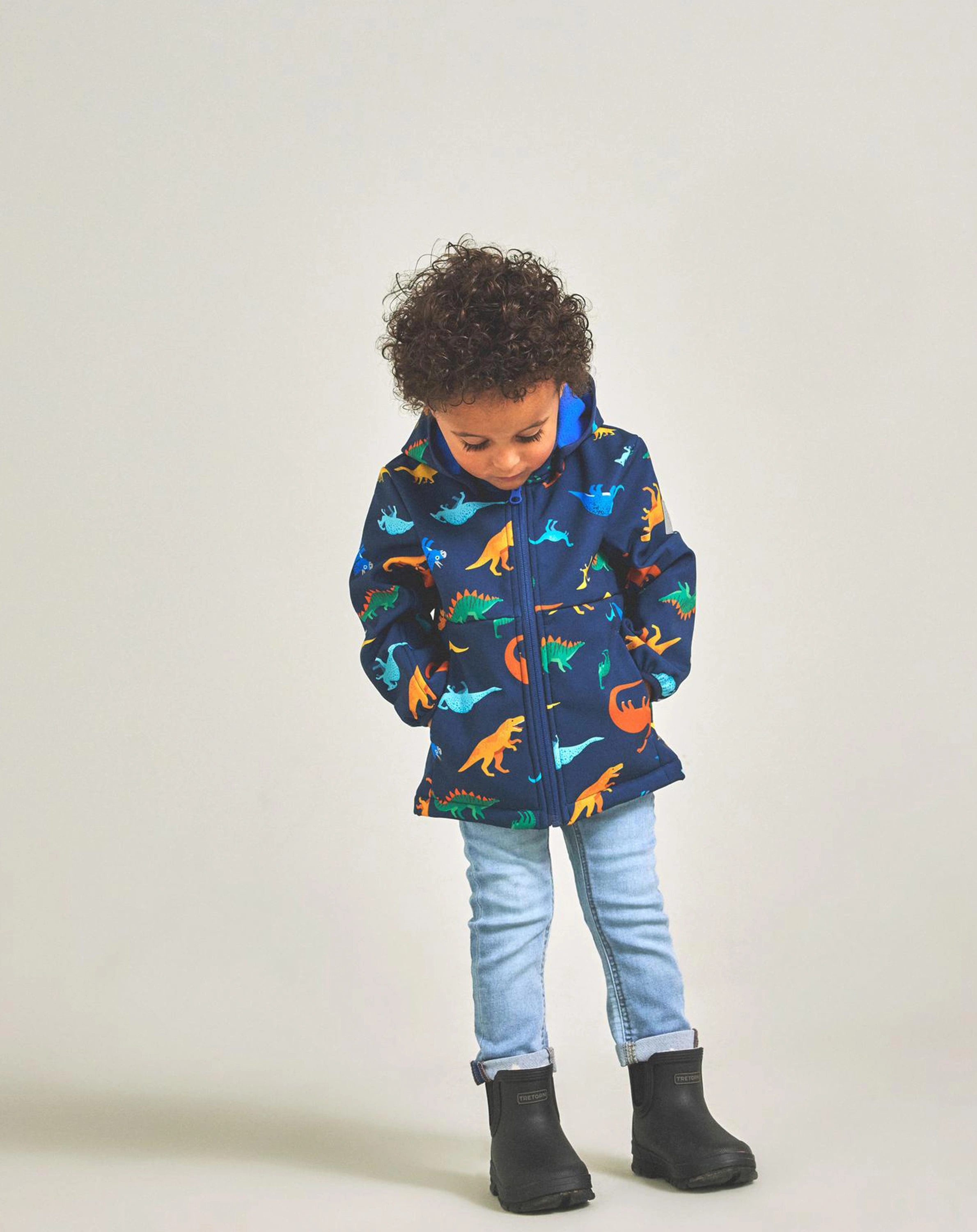 Softshelljacke NMMMALTA - DINO in insignia blue