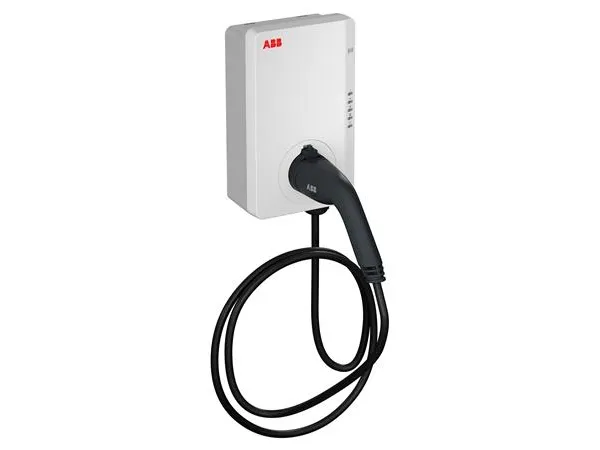 ABB Terra Ladeboks 11 kW - Fast monteret Type 2 Ladekabel - 5 meter