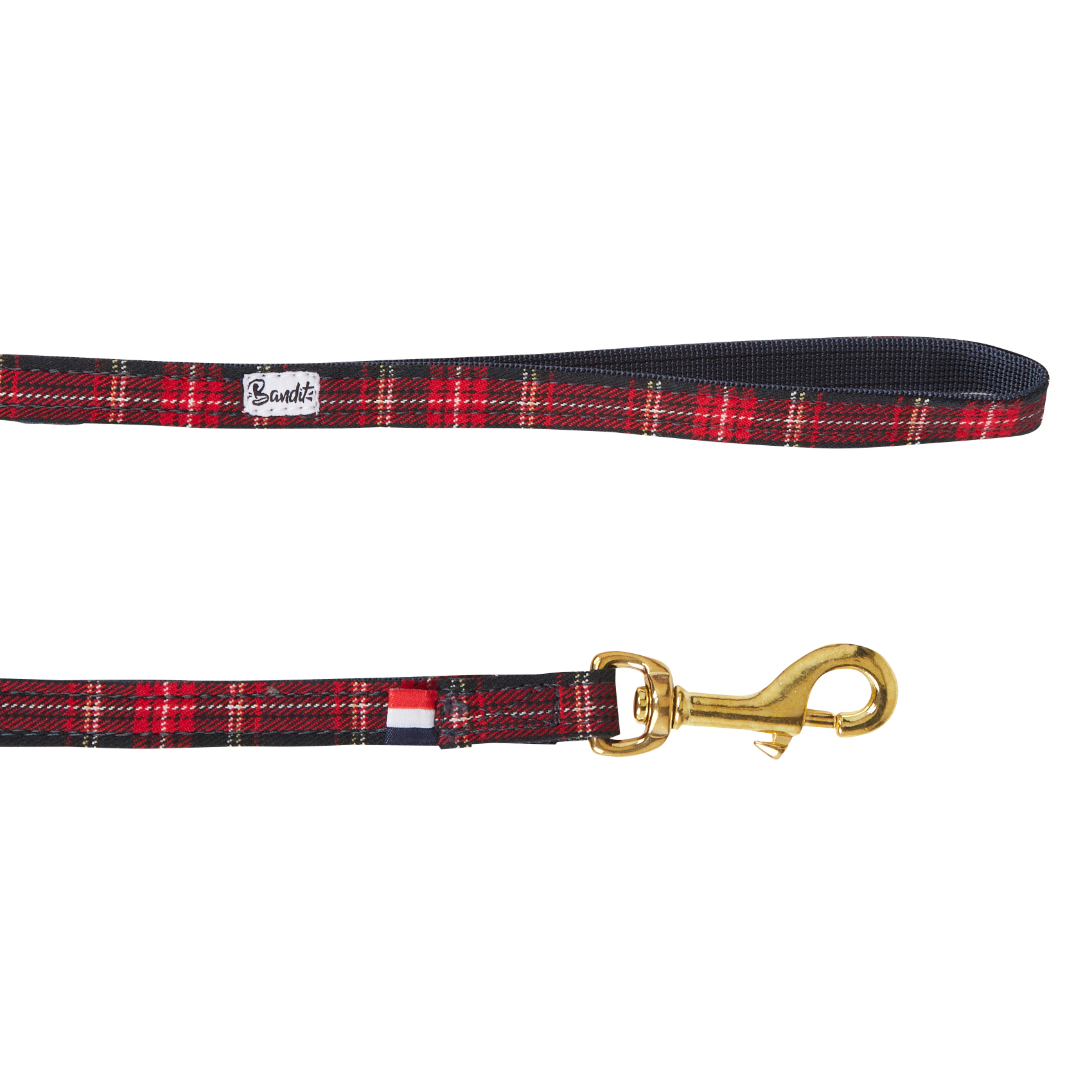 OH MY LORD - Laisse pour chien motif tartan | Bleu