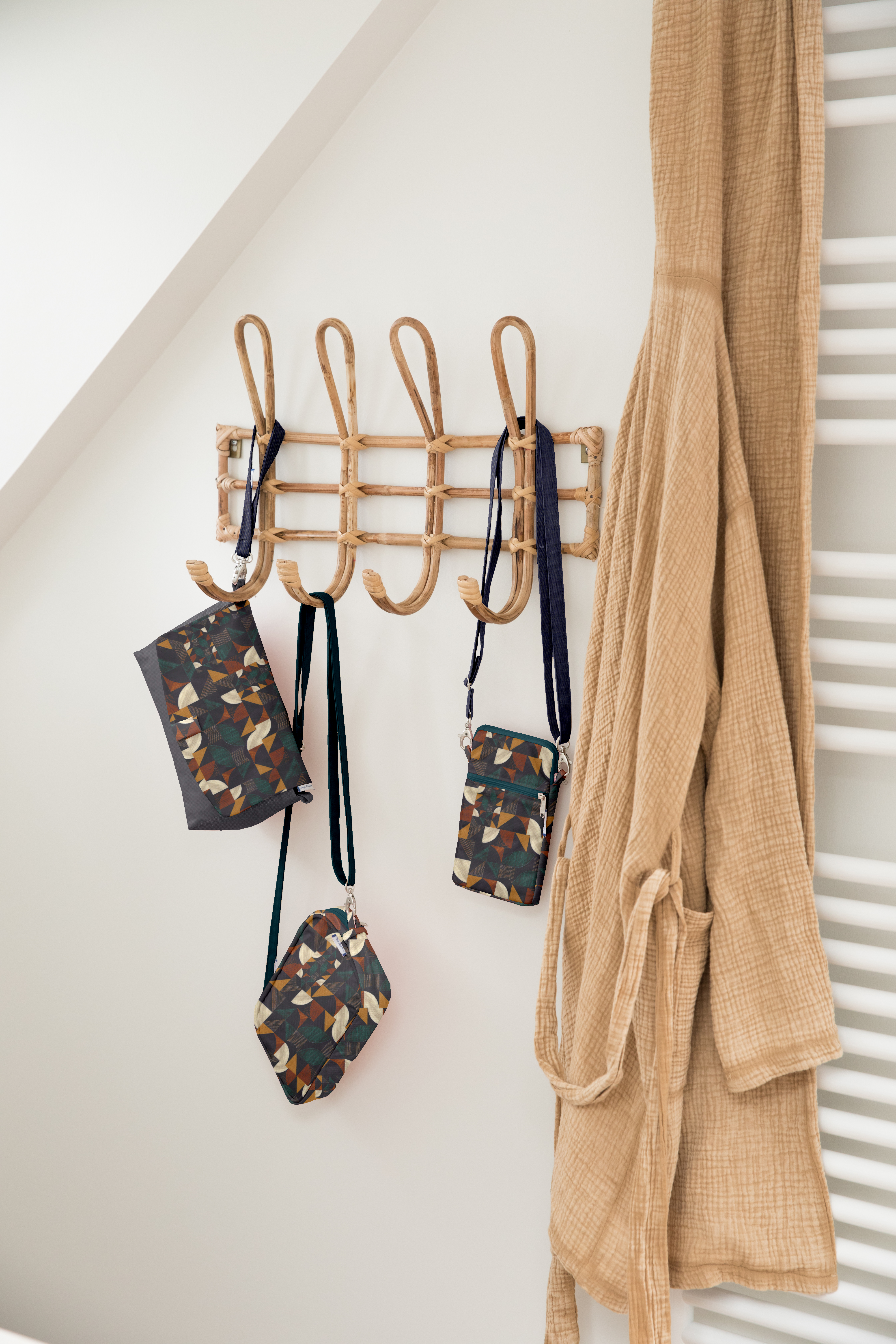 Pochette Téléphone Matelassée Kaléidoscope