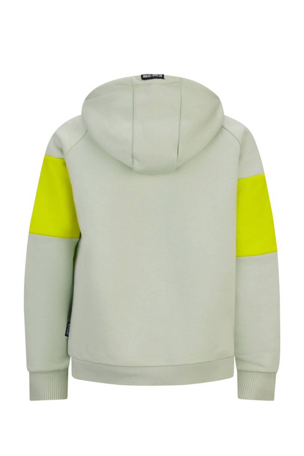Retour Jeans hoodie Rick zachtgroen/neon geel