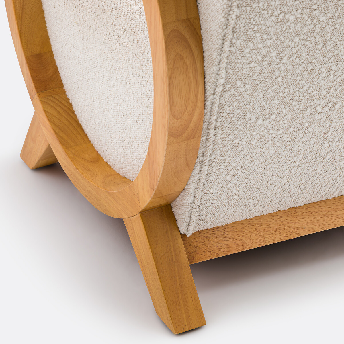 LA REDOUTE INTERIEURS<br>Poltrona van vintage Berti curvilínea