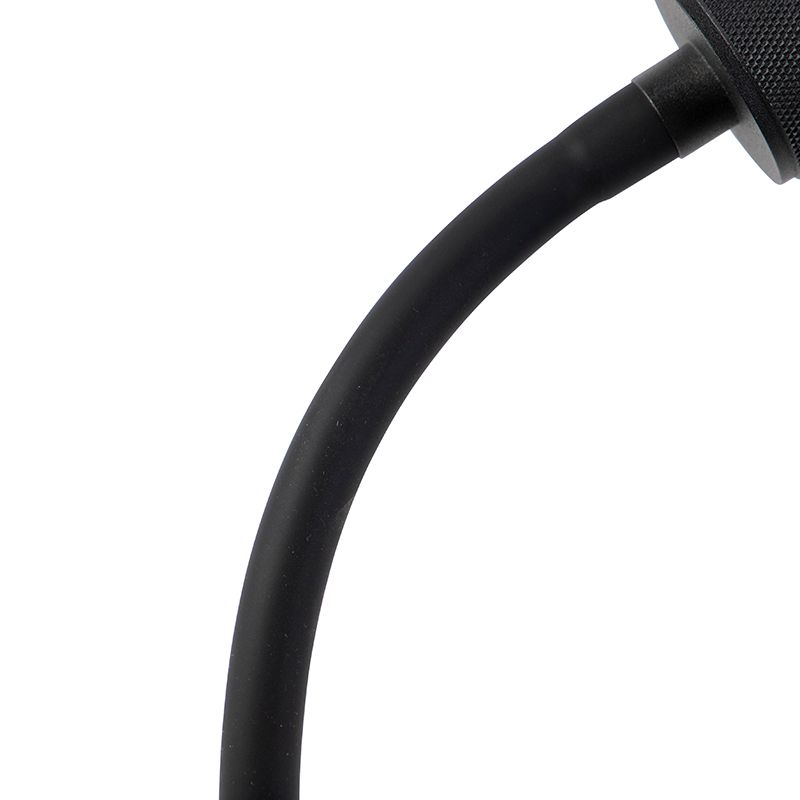 Moderne klemlamp zwart met flexarm - Cavalux