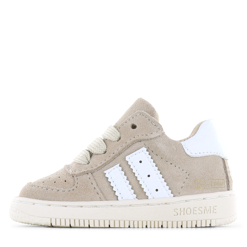 Shoesme taupe suède sneakertje Suède | Uni schoenen