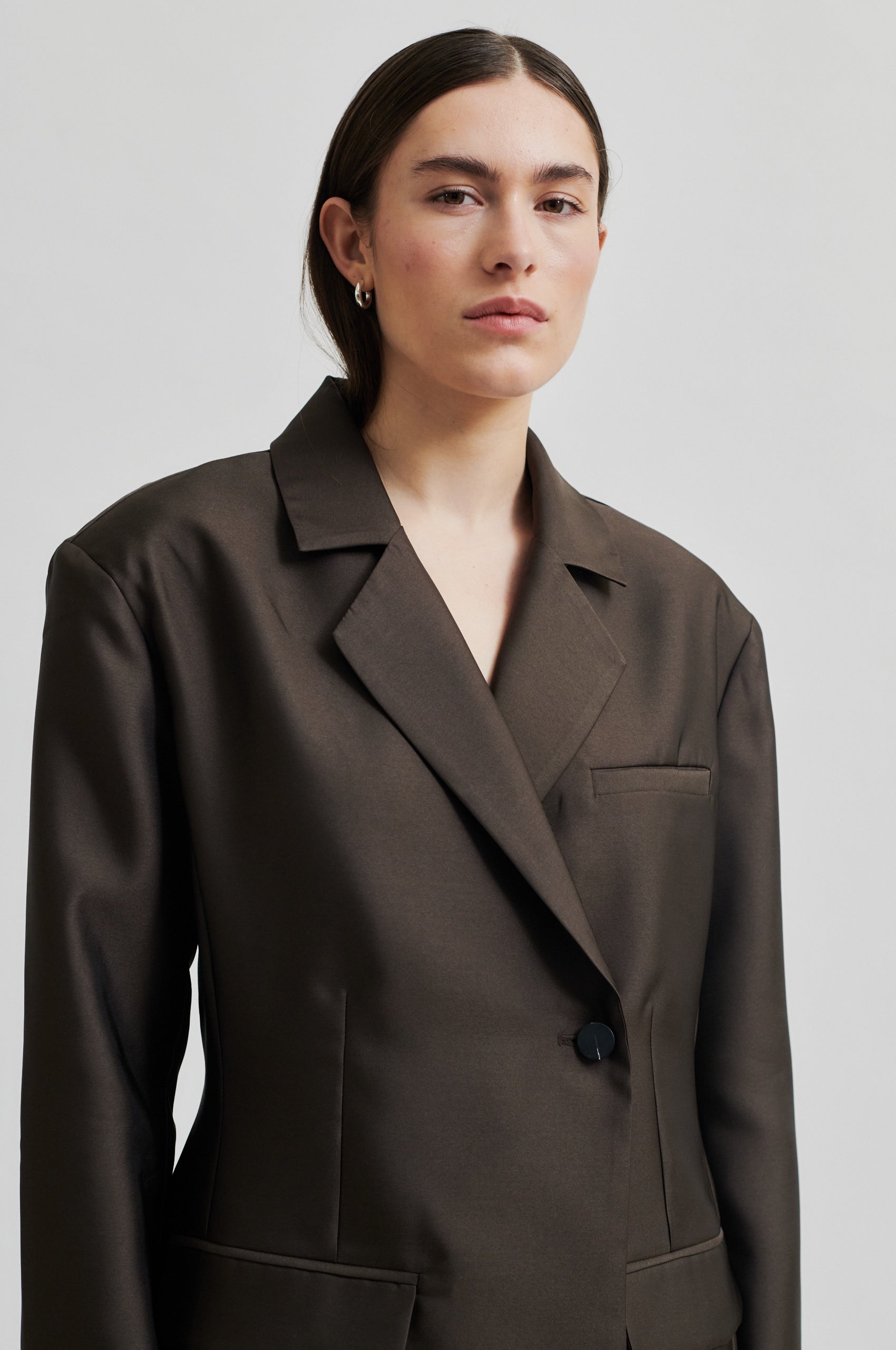 Second Female  Elegance Suit blazer - Mulch