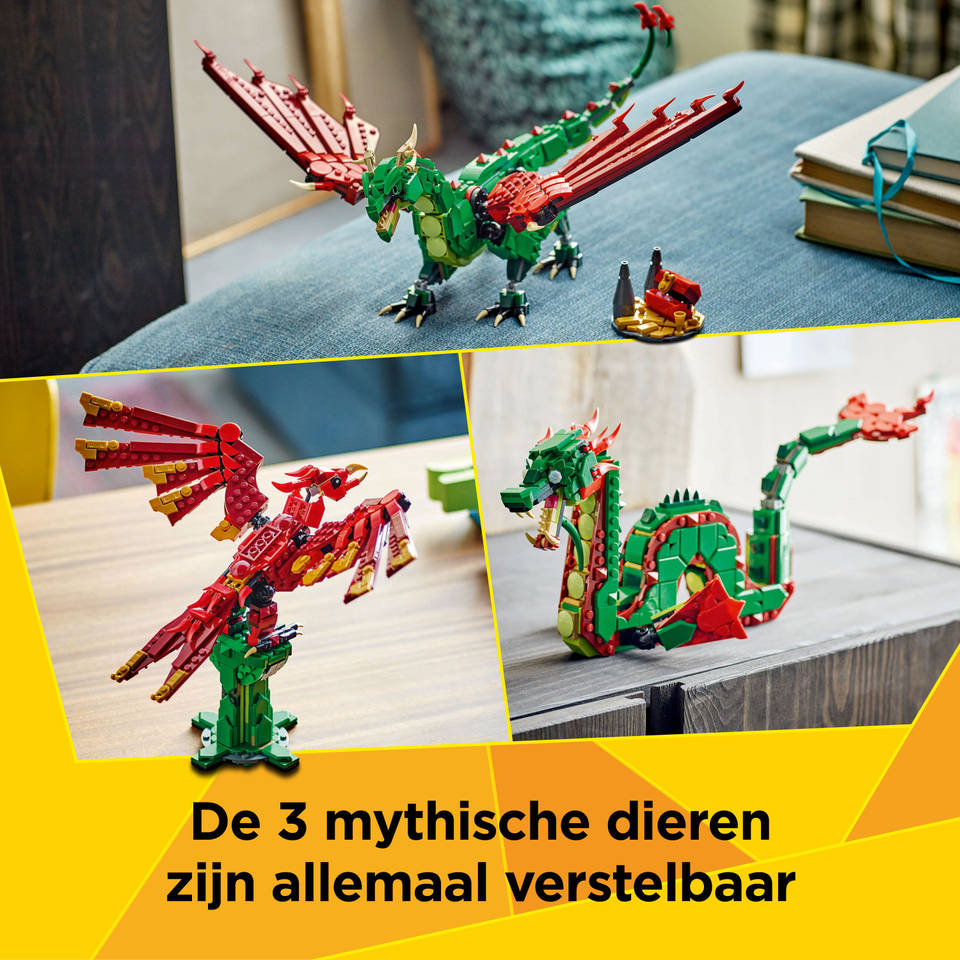 LEGO Creator 3-in-1 middeleeuwse draak 31161