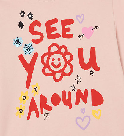 Stella McCartney Kids Sweatshirt - Puderpink m. Print