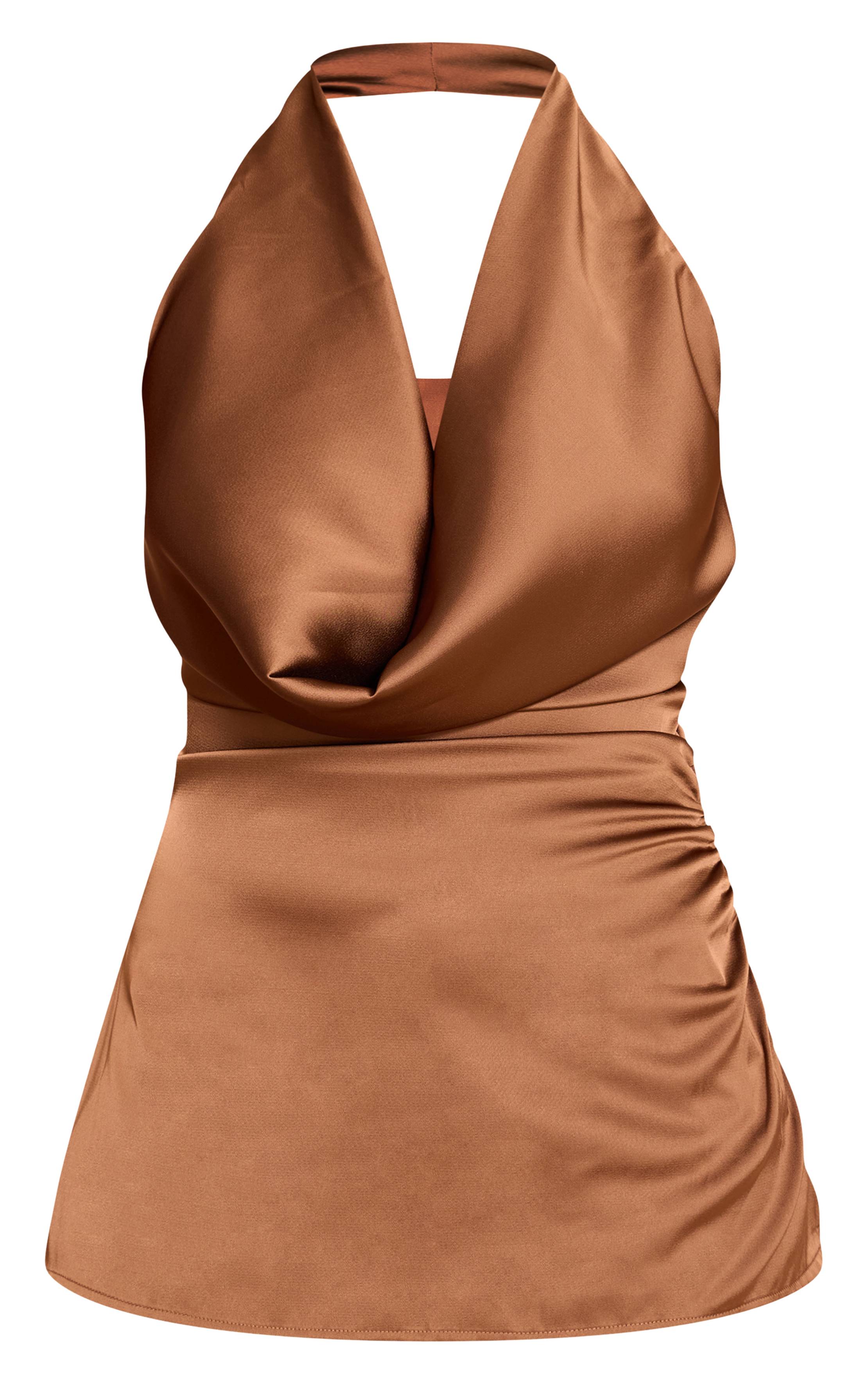 Chocolat Top Col Bénitier Ultra Long Extrême