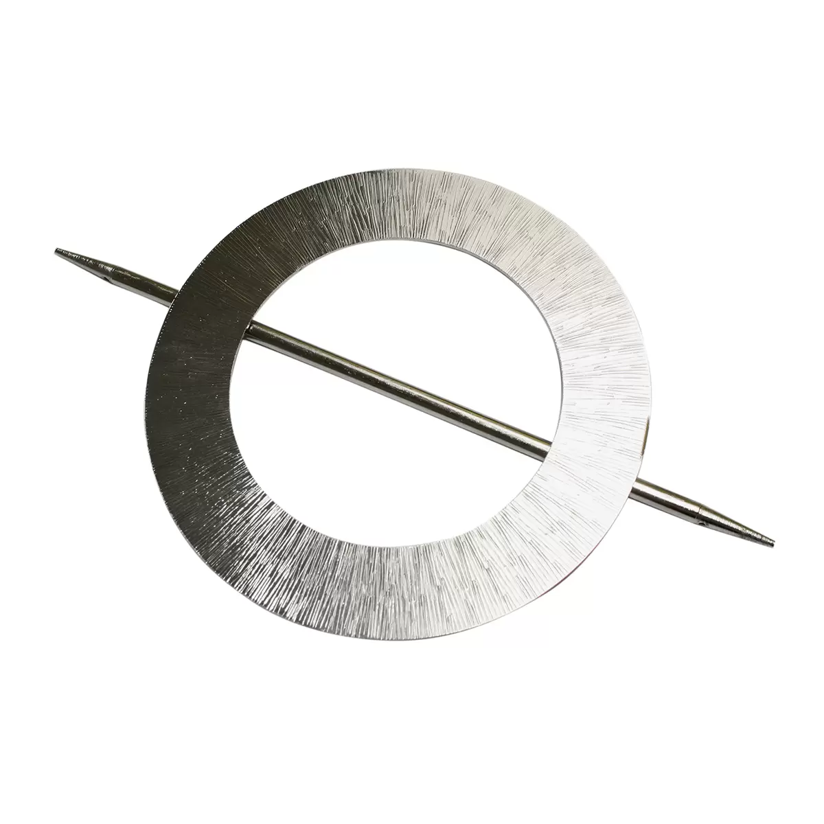 Raffspange mit Stab Grau