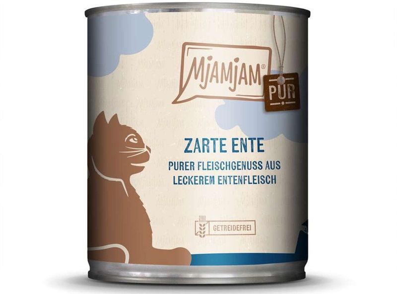 Mjamjam - Eend Puur - Natvoer - 800 g