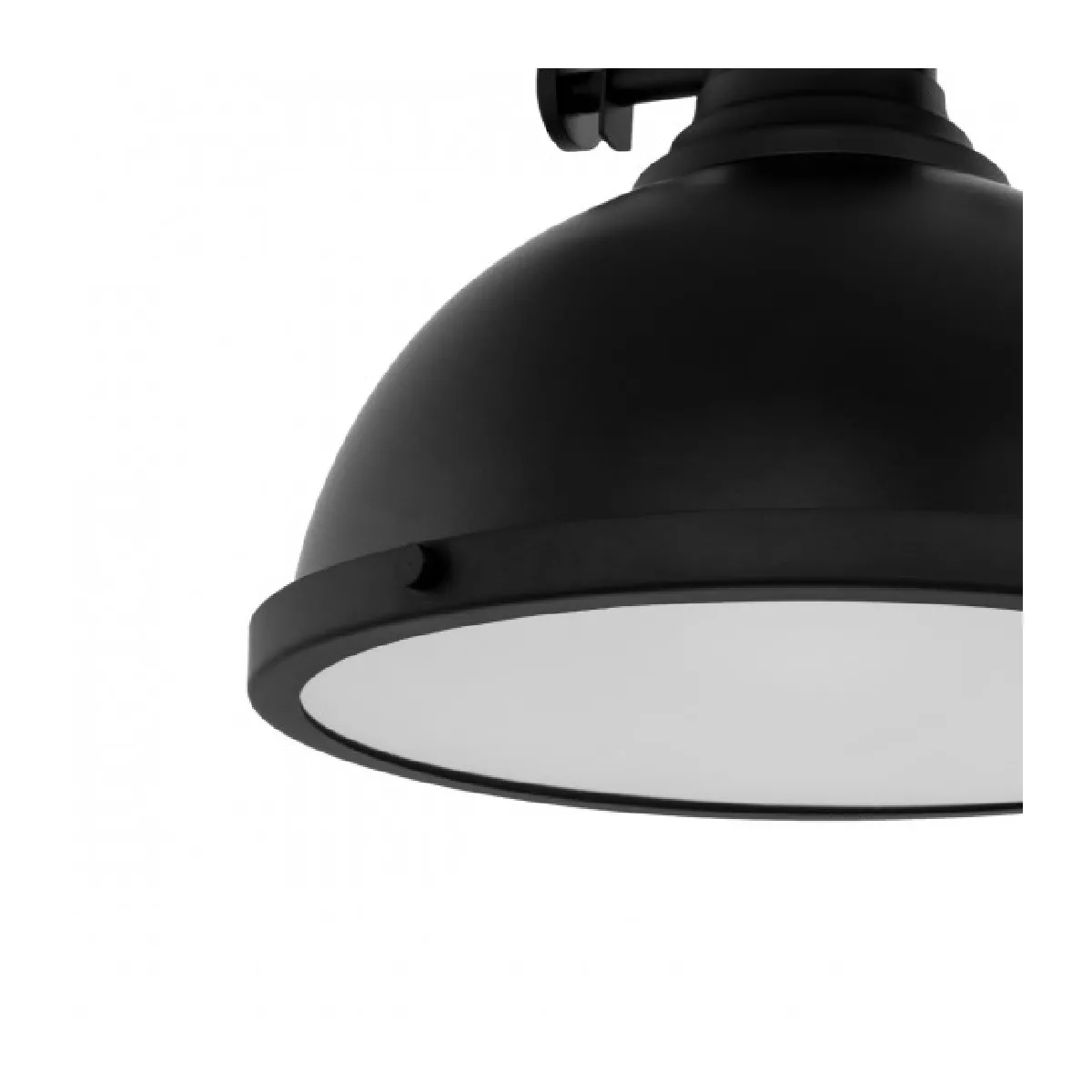 Luminaire Center Suspension industrielle et rétro Maeva Noir