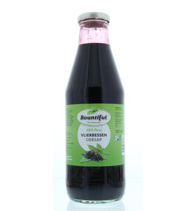 Bountiful Vlierbessen oersap (750 ml)