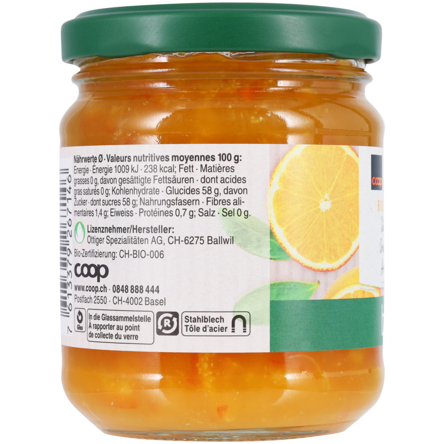 Naturaplan Bio Konfitüre Orange süss