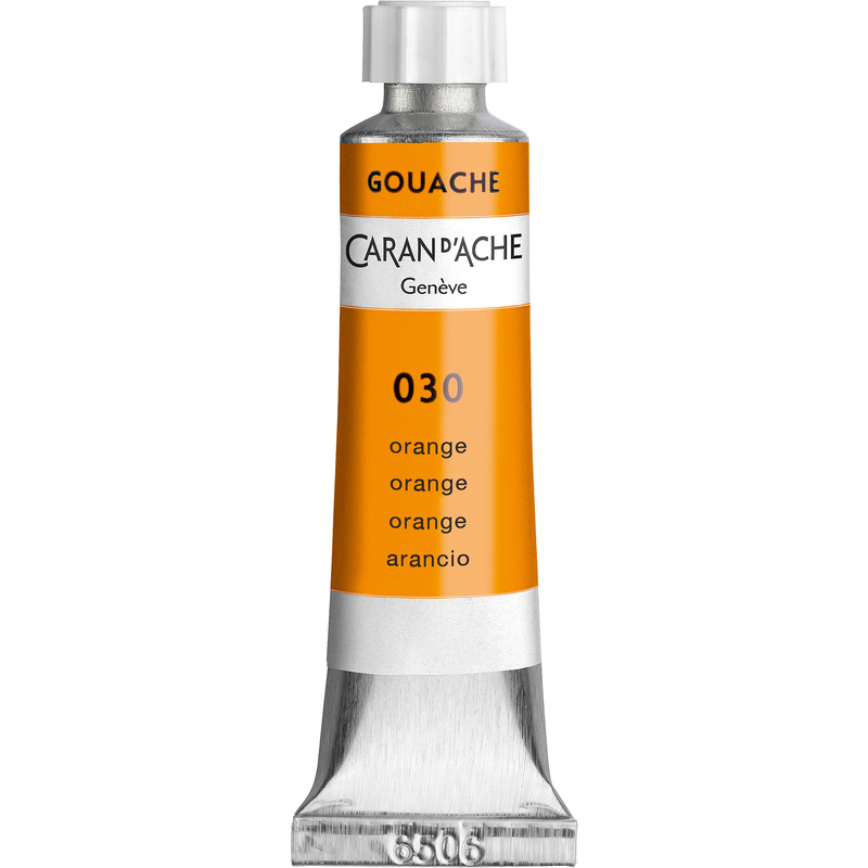 Caran d'Ache Gouache Studio, 10 ml, orange, 1 Stück
