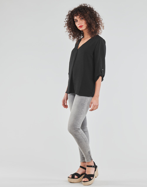 JDY - JDYDIVYA 3/4 TOP WVN NOOS Negro