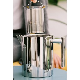 Théière TEA POT, 1,4 litre, inox poli