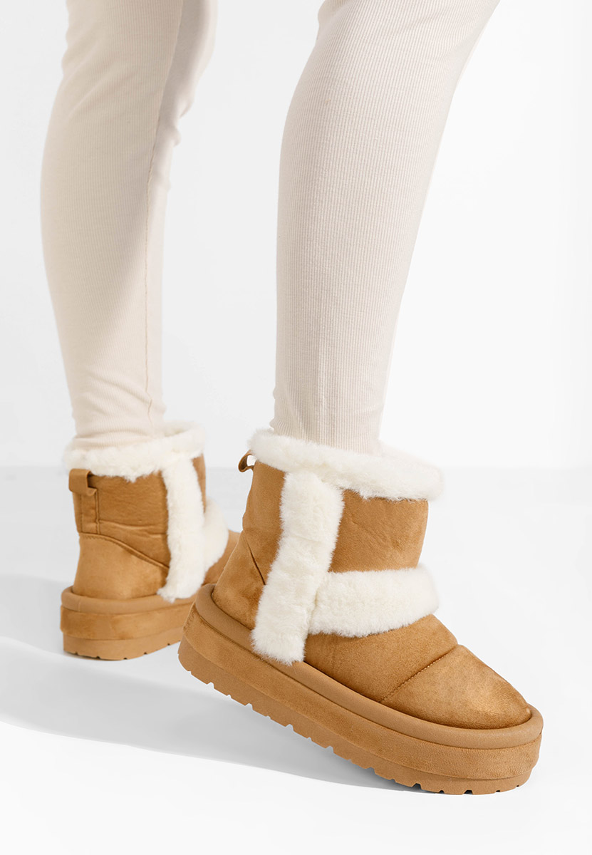 Bottes de neige femme chameau Tarra