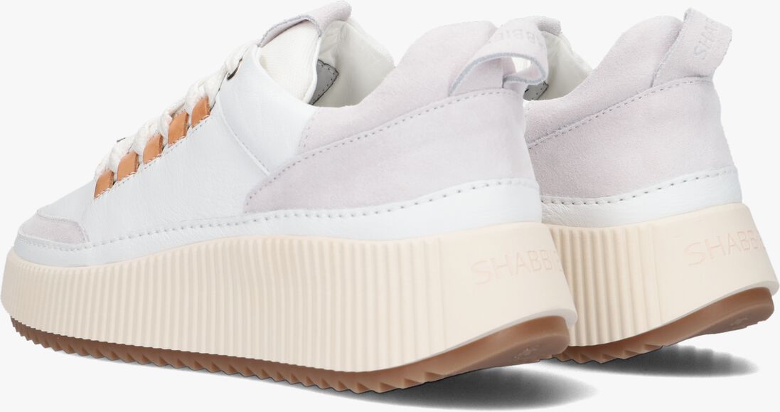 SHABBIES witte shabbies lage sneakers 101020381 shs1454