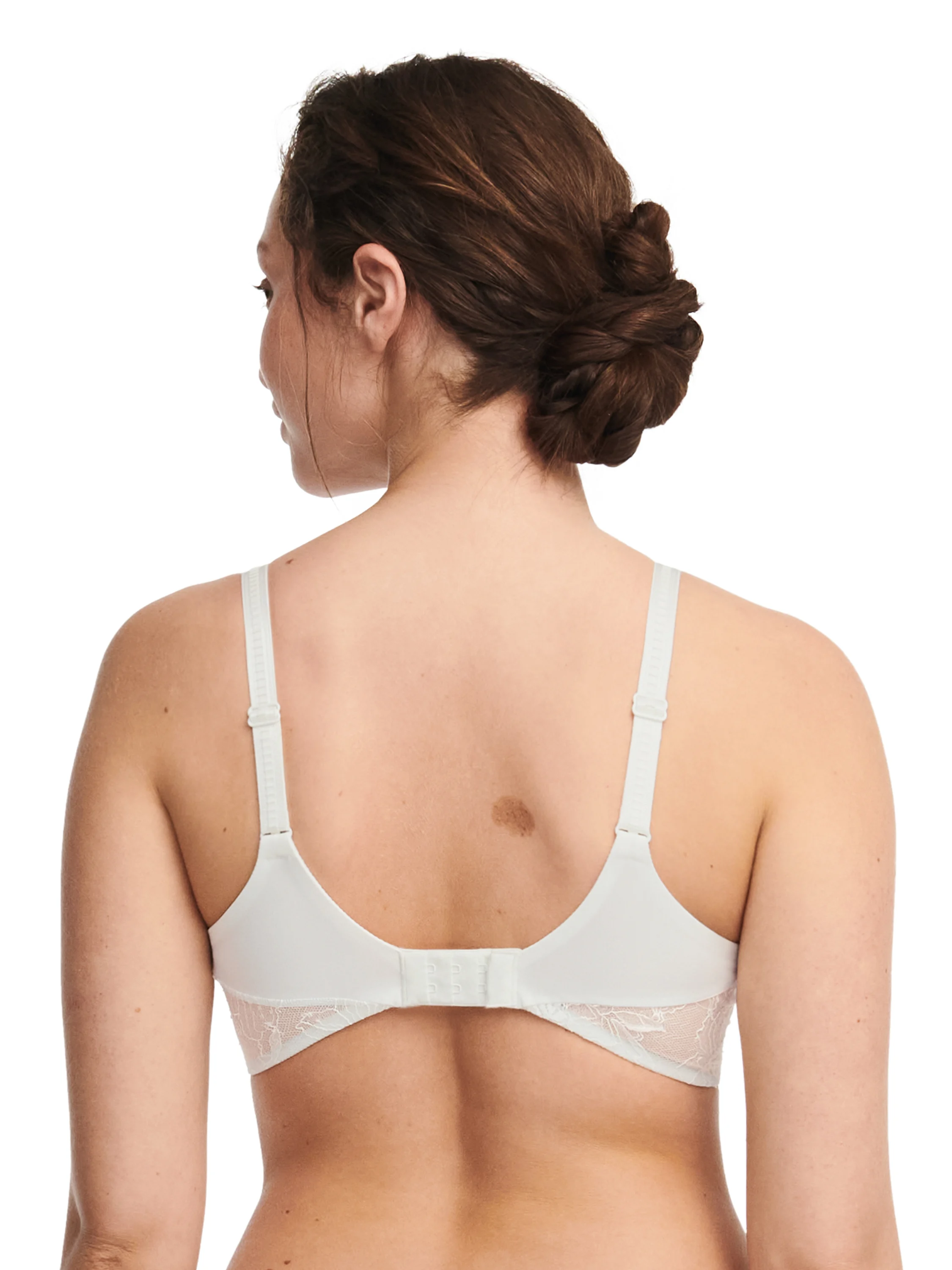 ORCHIDS - Soutien-gorge emboîtant avec dentelle de leavers | Beige