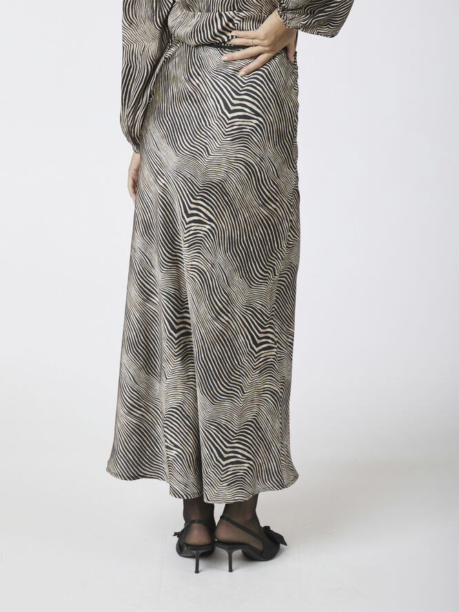 Neo Noir Vicky Floating Wave skirt Dark sand