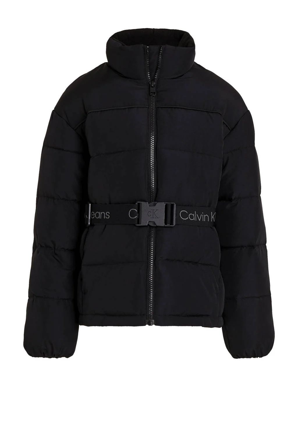 Calvin Klein gewatteerde jas zwart