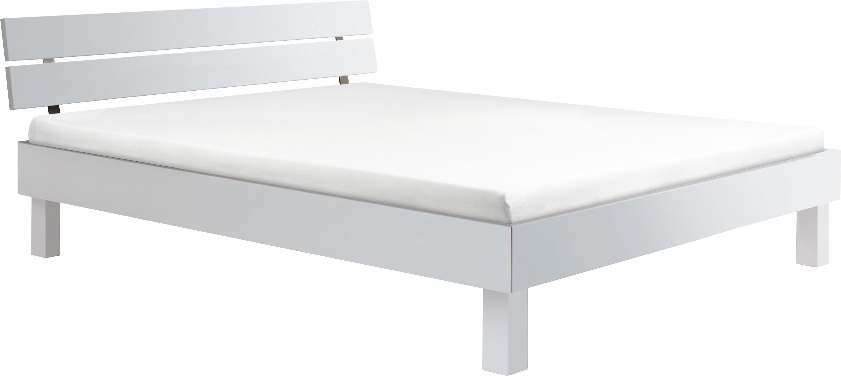 HASENA PRATO Bett - Weiss / B: 160.0 cm x T: 200.0 cm