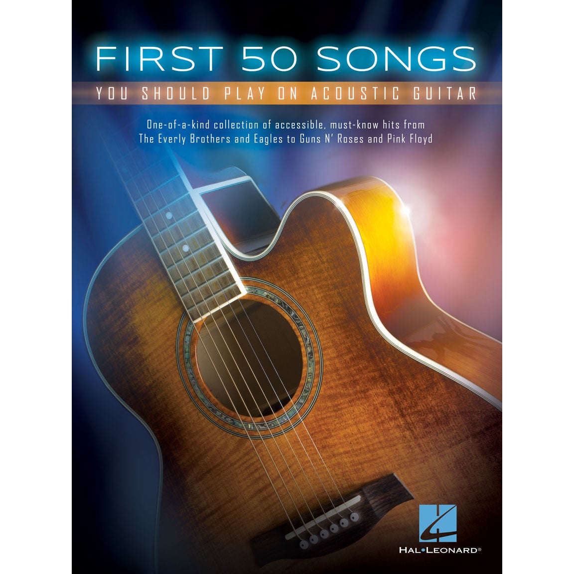 Hal Leonard First 50 Songs You Should Play on Acoustic Guitar songboek voor gitaar