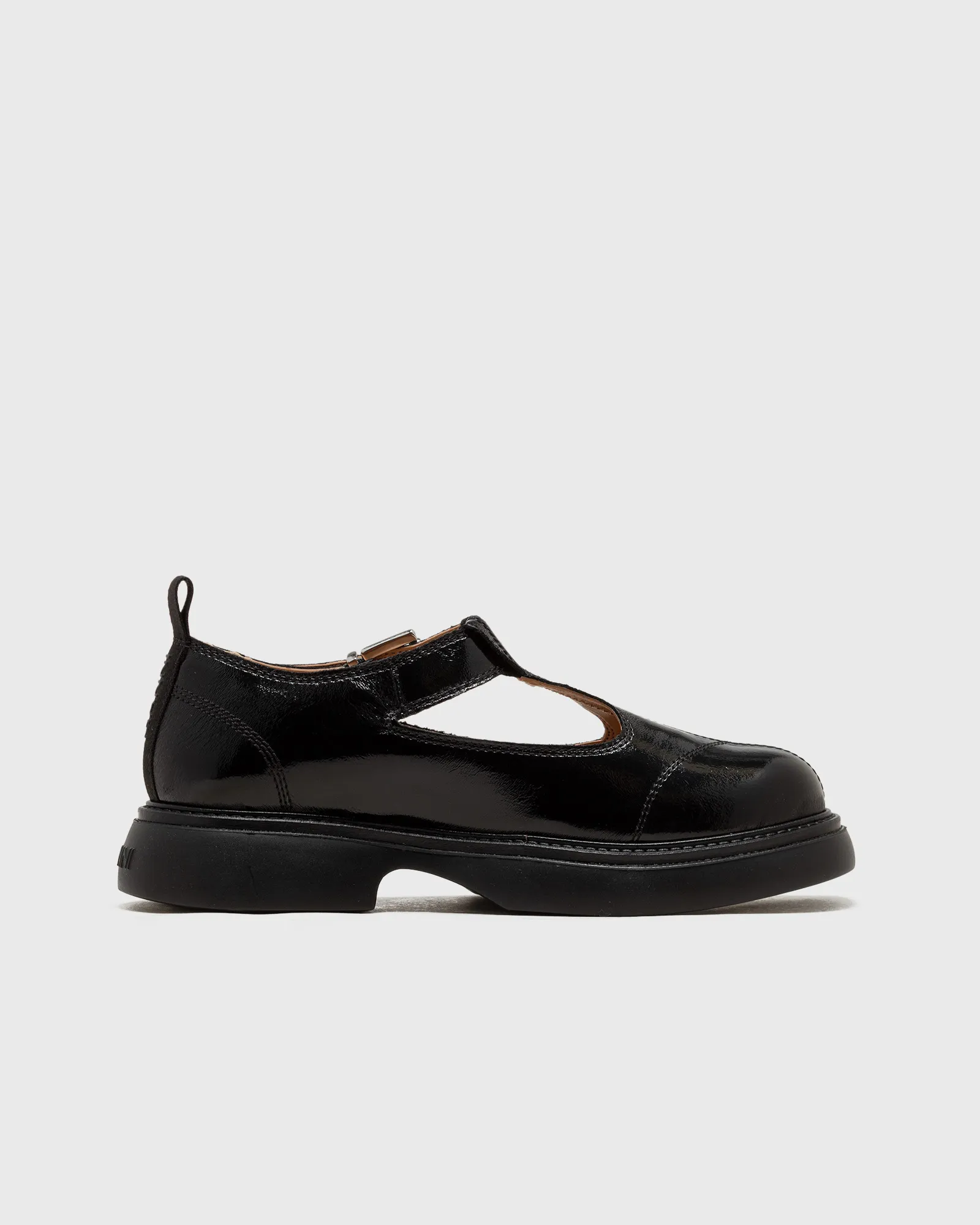 Ganni Everyday Buckle Mary Jane Tonal Naplack