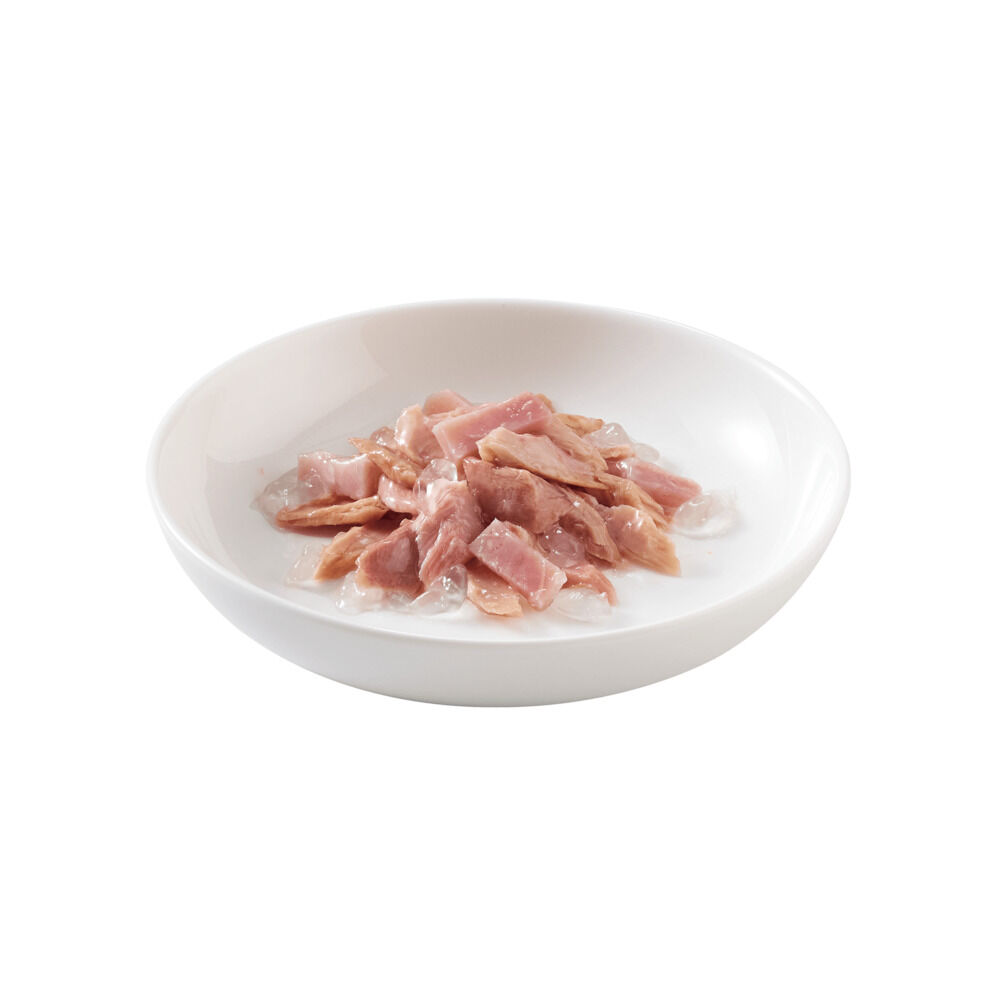Schesir - Kattenvoer - 85 Gram - tonijn en ham