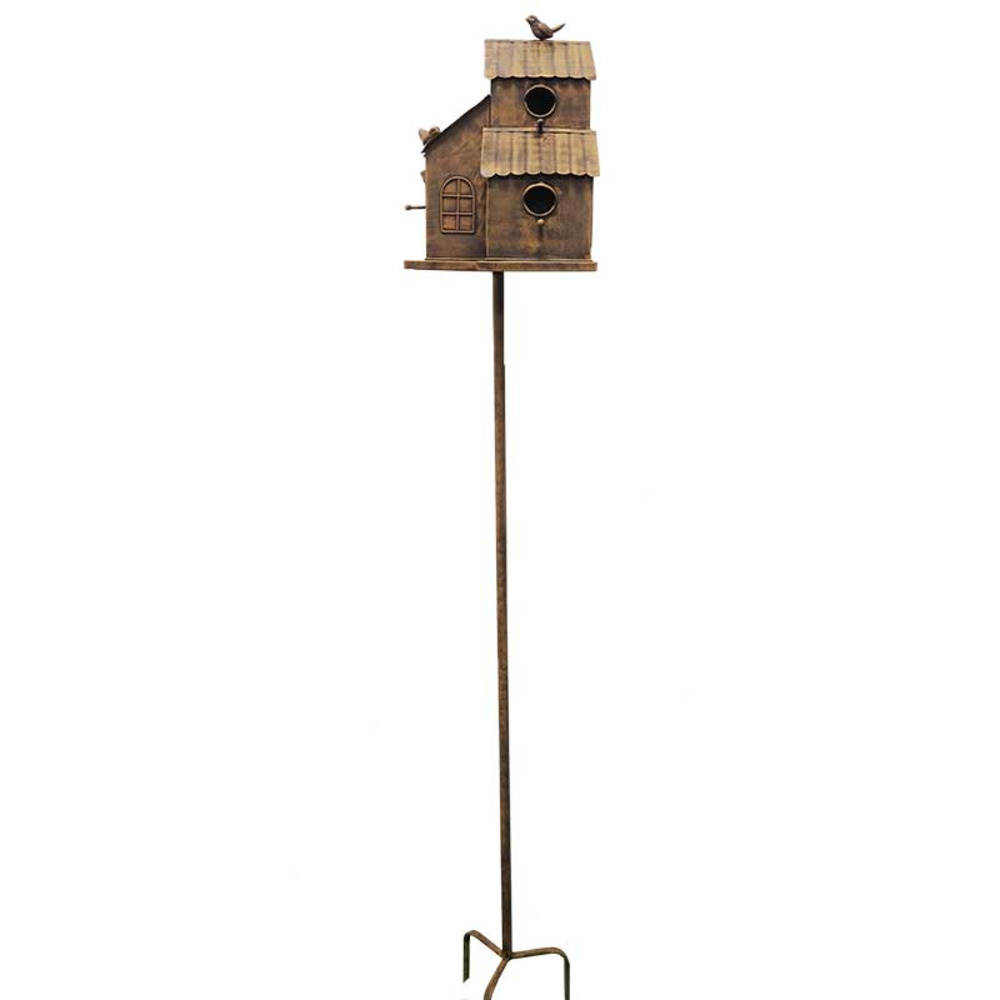 Grand nichoir oiseaux maison 25x23x163cm