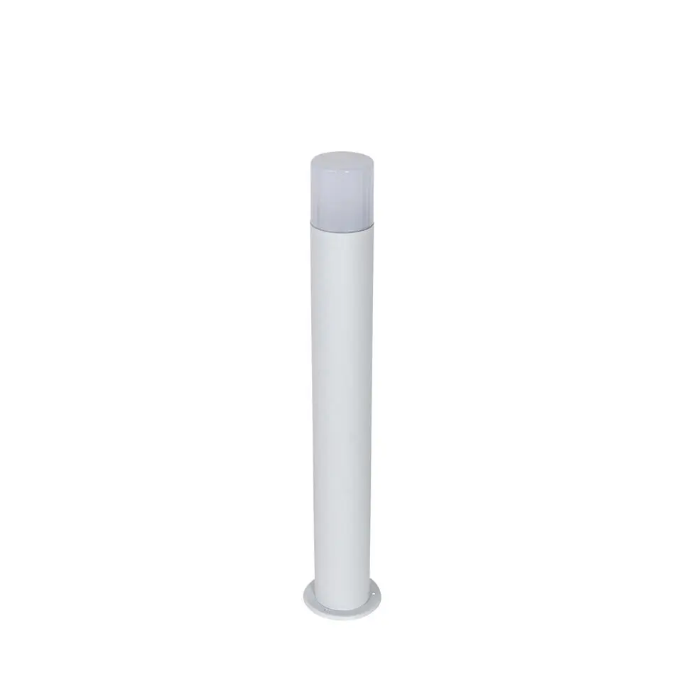 Qazqa staande buitenlampen odense wit e27